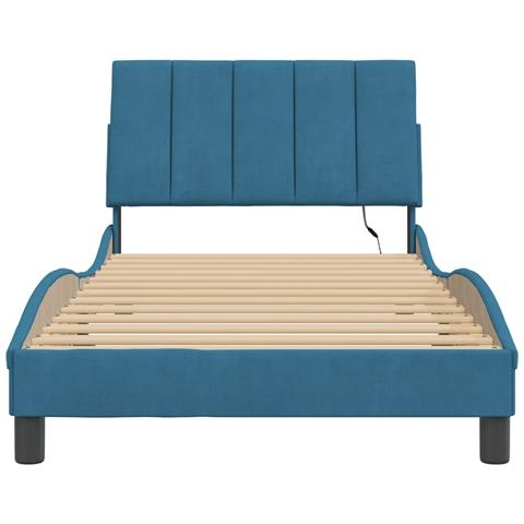 Giroletto con Luci LED Blu 100x200 cm in Velluto - Foto 10