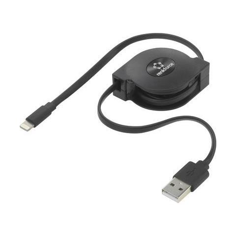 Cavo Di Collegamento Usb 2.0 1x Spina Usb 2.0 A - 1x Spina Apple Lightning 080 M Nero (rf-4352330) - Foto 1