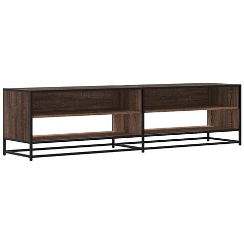 Mobile Porta Tv Rovere Marrone 180,5x40x46 Cm In Truciolato - Foto 2