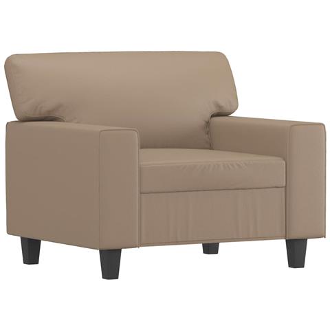 Poltrona Cappuccino 60 Cm In Similpelle - Foto 2