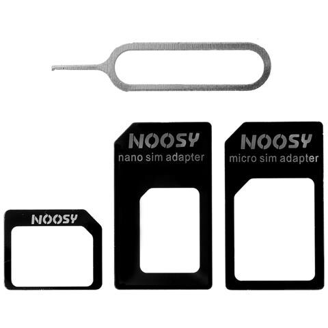 Dam  Adattatore Sim E Scheda Sd 4x4x4 Cm. Colore Nero - Foto 1