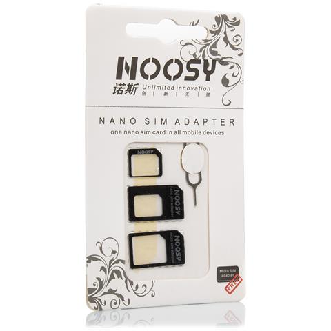 Dam  Adattatore Sim E Scheda Sd 4x4x4 Cm. Colore Nero - Foto 2