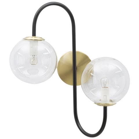 Lampada A Parete Mf55 - Nero - Metallo - 36x24x45 Cm - Foto 1