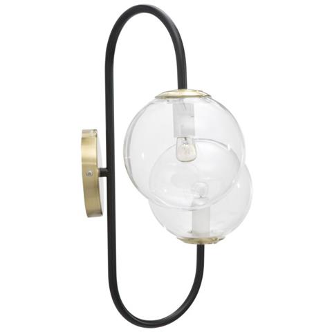 Lampada A Parete Mf55 - Nero - Metallo - 36x24x45 Cm - Foto 2