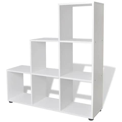 Libreria Scalare / Scaffale Espositore 107 Cm Bianco - Foto 1