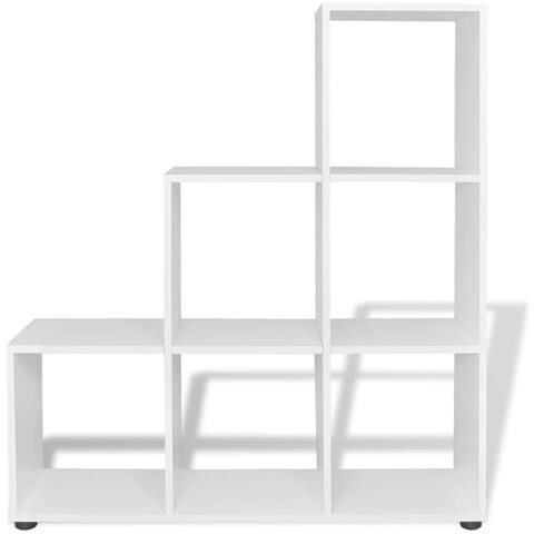 Libreria Scalare / Scaffale Espositore 107 Cm Bianco - Foto 2