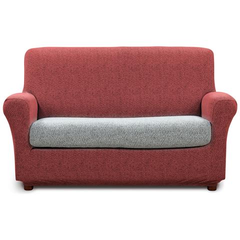 Copridivano Elasticizzato Cosmic In Cotone Colore Rosso Misura 2 Posti - Foto 1