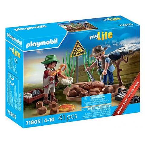 71805 Ricercatori E Sito Paleontologico Con Fossili, My Life, Dinos, 41 Pezzi, Dai 4 Anni In Su - Foto 1