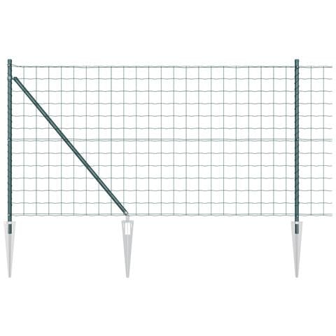 Recinzione Euro con Punti 10 x 1 m Acciaio rivestito in PVC - Foto 1