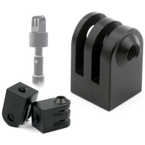 Adattatore Per Selfie Stick, Confezione Da 2, In Lega Di Alluminio Per Gopro, Dji, Fotocamere Sportive - Foto 3