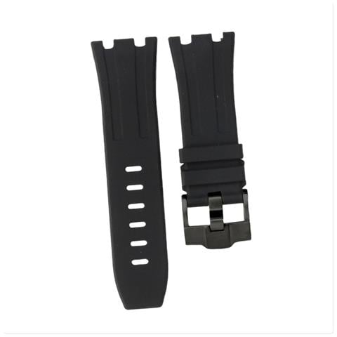 Cinturino In Silicone Compatibile Con Audemars Piguet Royal Oak Offshore 15710 15703 Black 28 Mm - Foto 2