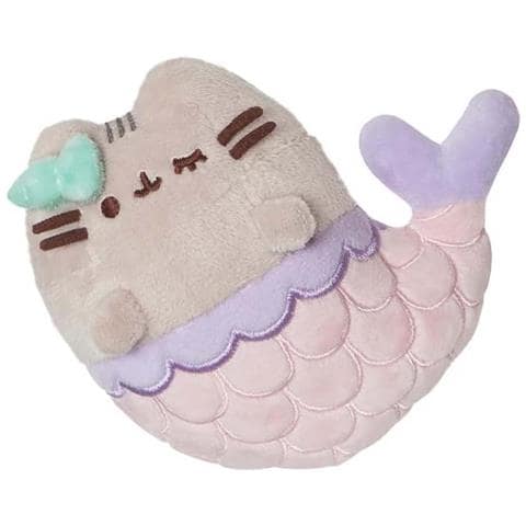 Peluche Sirena 12cm Con Conchiglia Turchese Kawaii In Poliestere, Multicolore - Foto 1