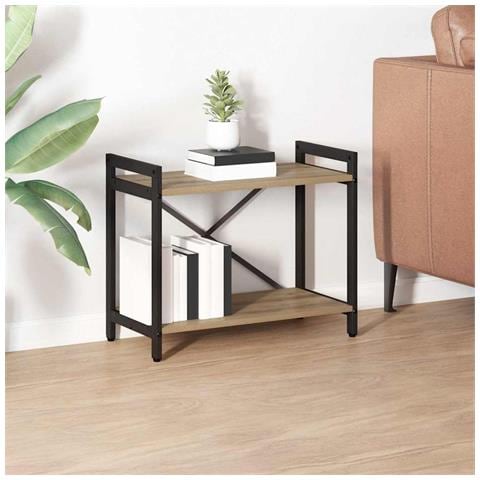 Libreria rovere artigianale 60 x 30 x 48.5 cm Legno multistrato - Foto 2