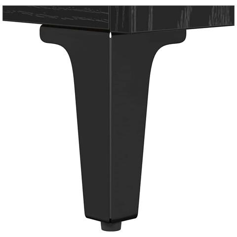 Tavolino da salotto with Drawer Rovere nero 90 x 49 x 45 cm - Foto 9