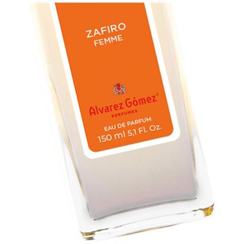 Acqua Di Profumo Zafiro Per Donna 150ml Fiori Fruttati, Nero / Arancione - Foto 2