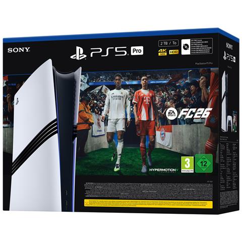 PlayStation 5 Pro + EA Sports FC 26 Bundle 2 TB Wi-Fi Nero, Bianco - Foto 2