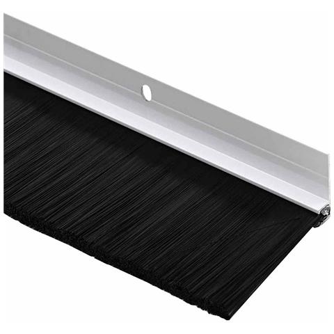 Spazzole per porte a vite 6 pcs Bianco 100 cm Lega di alluminio - Foto 9