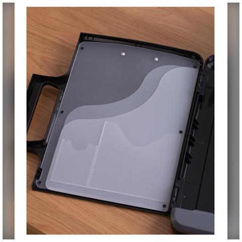 Custodia Portatile Multifunzionale Per Documenti Con Blocco Appunti - Soluzione Per Ufficio Mobile - Foto 2