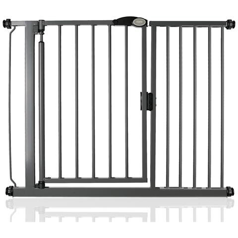 Bettacare Cancelletto Per Animali Con Chiusura Automatica, 111cm - 118cm, Grigio Ardesia - Foto 1