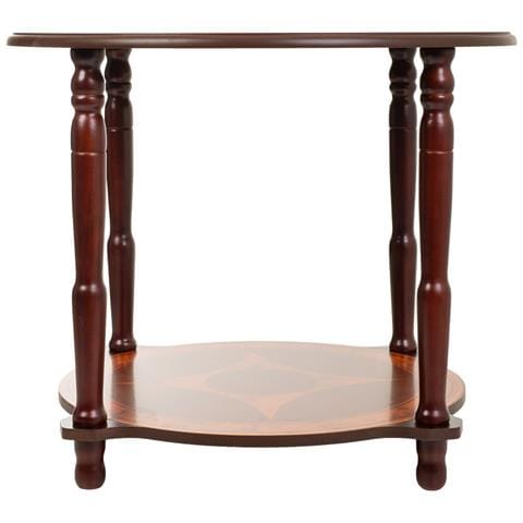 Tavolino In Legno Rosso 60x60x49h - Foto 2