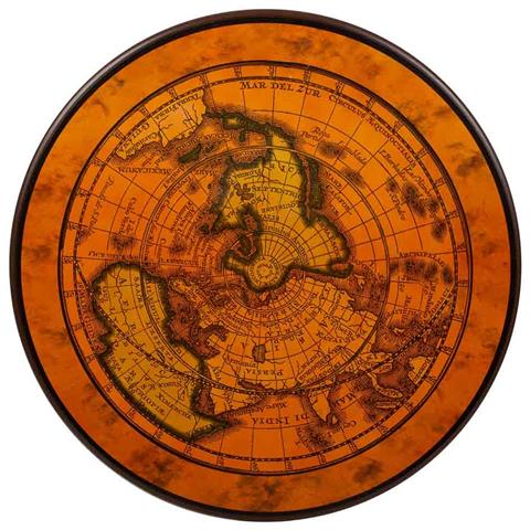 Tavolino In Legno Rosso 60x60x49h - Foto 6