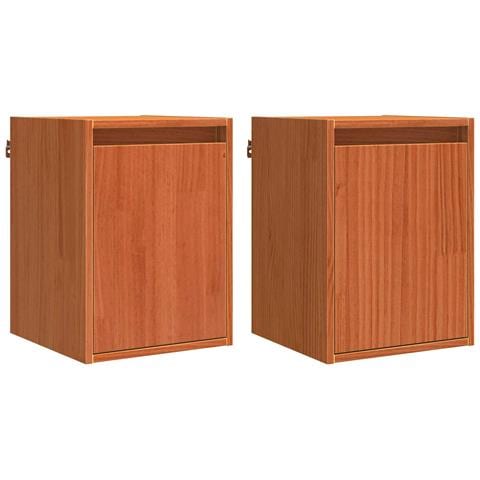 Armadietto a muro 2 pcs Marrone cerato 30 x 30 x 40 cm - Foto 1