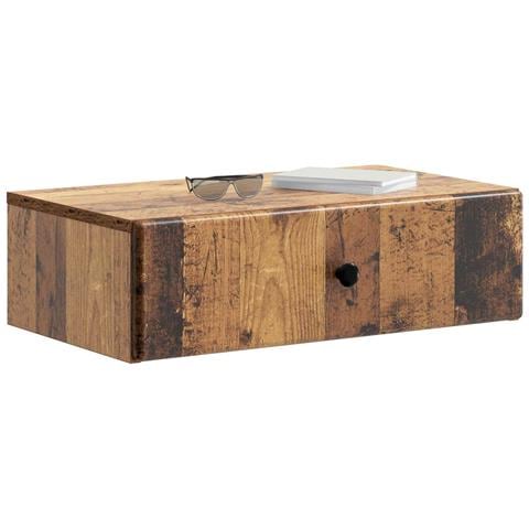 Tavolino da Parete Laterale Legno antico 59 x 34,5 x 17 cm - Foto 2