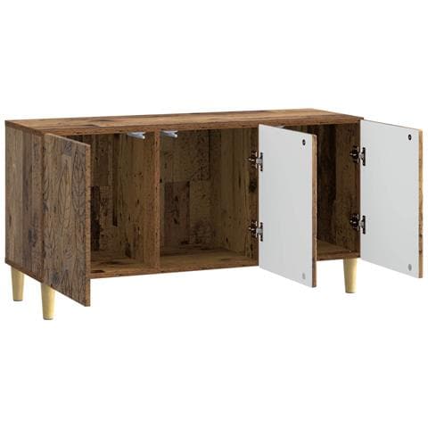Mobile TV 99 x 34,5 x 50 cm Legno antico Legno ingegnerizzato - Foto 2