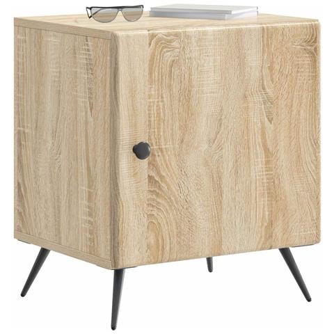 Armadio da Notte 2 pcs Rovere Sonoma 43 x 34,5 x 50 cm - Foto 2