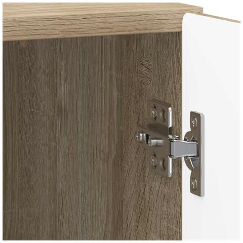 Armadio da Notte 2 pcs Rovere Sonoma 43 x 34,5 x 50 cm - Foto 9