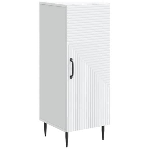 Credenza Bianco 33 x 34,5 x 89,5 cm Legno ingegnerizzato - Foto 1