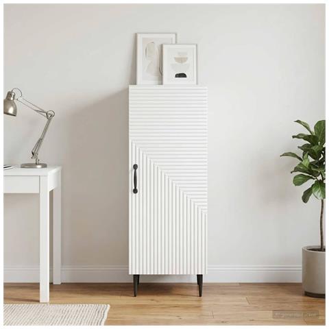 Credenza Bianco 33 x 34,5 x 89,5 cm Legno ingegnerizzato - Foto 2