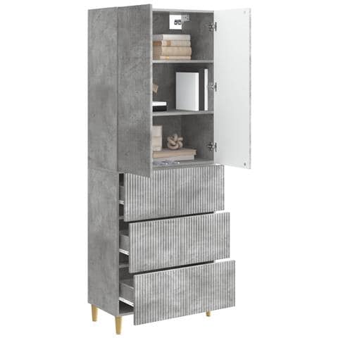 Set di armadi 2 pcs 66 x 34,5 x 90 cm Legno ingegnerizzato - Foto 2