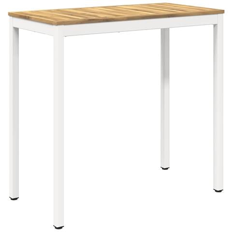 Tavolo Bar da Giardino Bianco 108,5 x 55 x 105 cm - Foto 1
