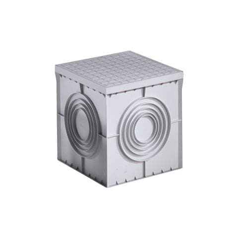 Pozzetto Quadrato Grigio Plastica 30 x 30 x 30 cm DX59701 - Foto 3