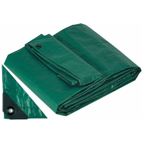 Telo Telone Occhiellato 10x12 Mt Antistrappo Impermeabile Colore Verde Papillon - Foto 1