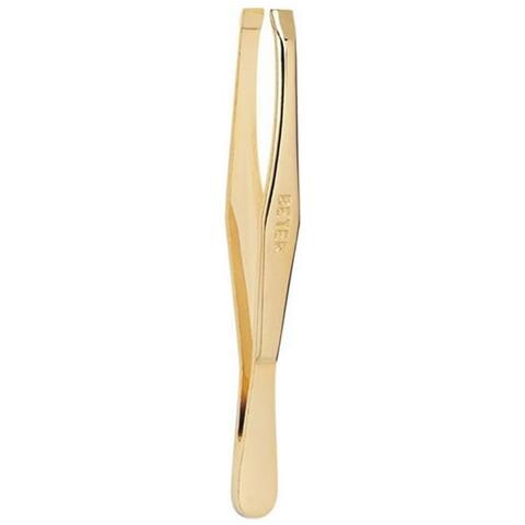 Pinza Depilar Punta Recta Dorada 1 Pz - Foto 5