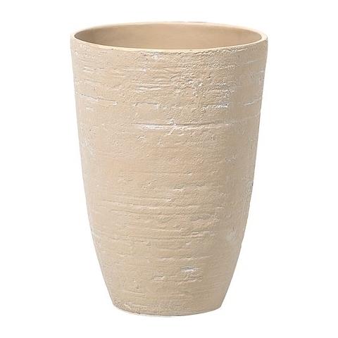 Vaso Tondo Per Interno Ed Esterno Beige 35x35x50cm Camia - Foto 1