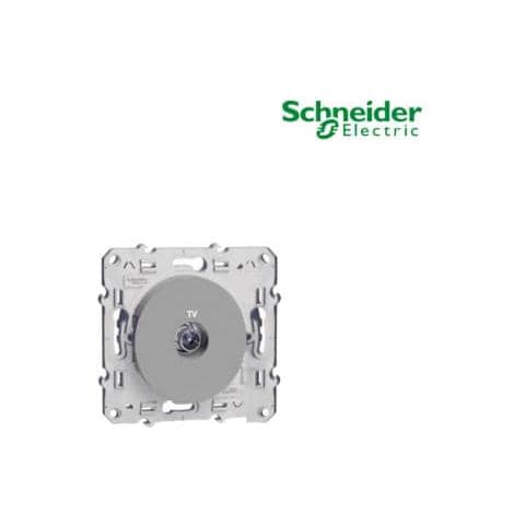 Presa Tv Odace Grigio Alluminio - Foto 2