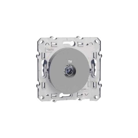 Presa Tv Odace Grigio Alluminio - Foto 1