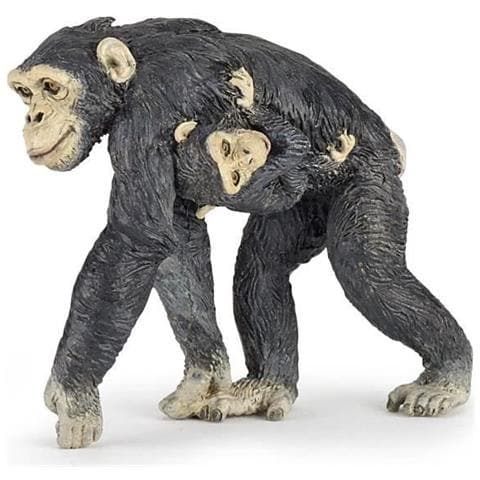 Figurine Scimpanzé E Il Suo Bambino - Foto 1
