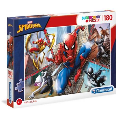 Supercolor Puzzle Spider Man-180 Pezzi, colori, 29302 - Foto 1