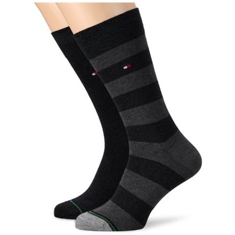 Th Men Rugby Sock 2 Paia - Calzini, Uomo, Nero (schwarz (black)), 43/46 - Foto 1