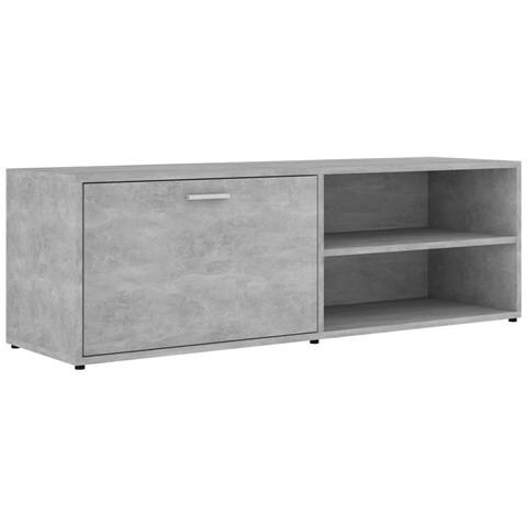 Mobile Porta TV Grigio Cemento 120x34x37cm in Legno Multistrato - Foto 1