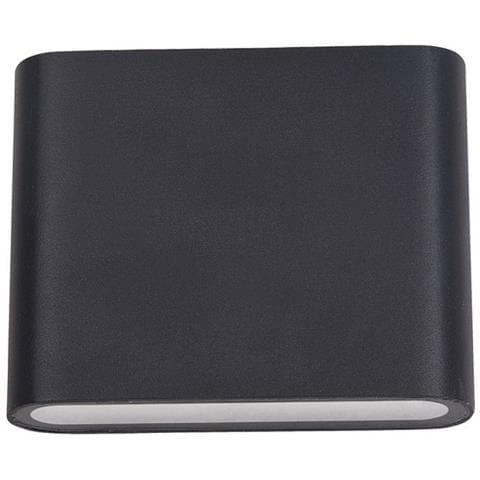 Applique Da Esterno Moderna A Led Nera, Bianco Caldo 3000k 360lm, Ip44 - Foto 2