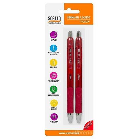 Cf2pz Penna Gel 0 7mm Rosso - Foto 1