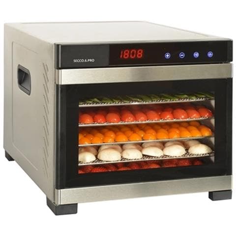 Disidratatore Frutta E Verdura 6 Teglie In Acciaio Inox - Secco6pro - Foto 2