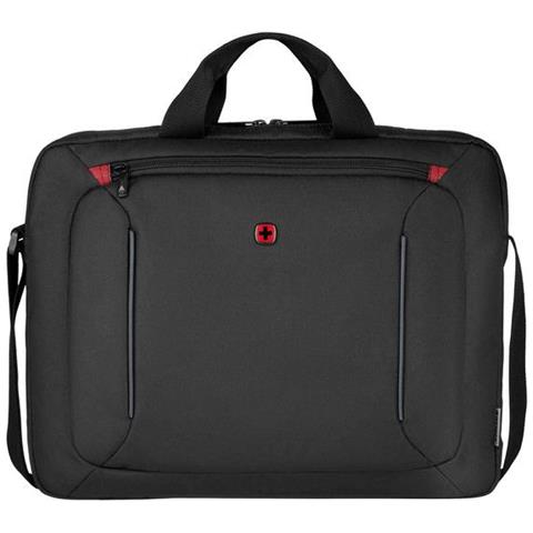 Borsa Per Computer Portatile 16'' Bq Slim Con Tracolla Regolabile, Nero - Foto 1