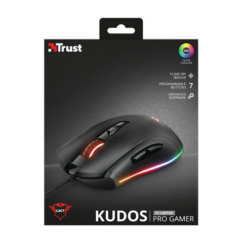 Mouse Gaming GXT 900 Kudos RGB Ottico 7 Tasti 15000 DPI Colore Nero - Foto 6