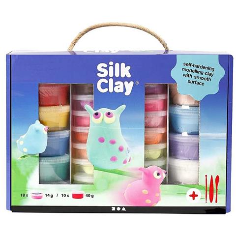 Set Per Modellare Silk Clay® Colori Assortiti - 31 Pz - Foto 1